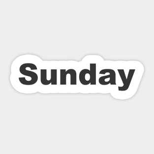 Sunday Sticker